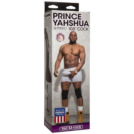 Коричневый фаллоимитатор-гигант Prince Yahshua ULTRASKYN 10.5” Cock with Removable Vac-U-Lock Suction Cup - 27,4 см.